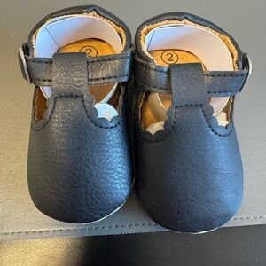 Classic Black Baby Walker Shoes